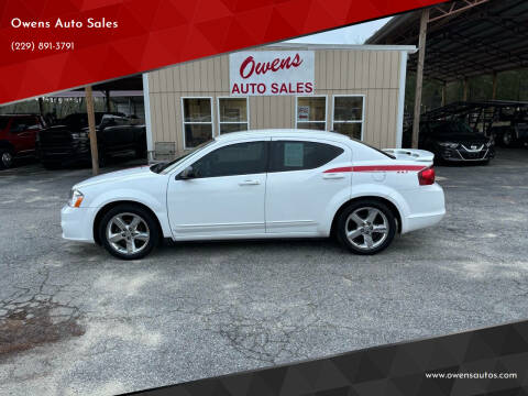 2012 Dodge Avenger for sale at Owens Auto Sales in Norman Park GA