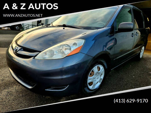 2009 Toyota Sienna for sale at A & Z AUTOS in Westfield MA