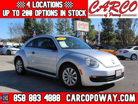 2014 Volkswagen Beetle for sale at CARCO SALES & FINANCE - CARCO OF POWAY in Poway CA
