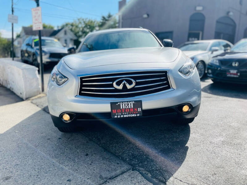 2015 Infiniti QX70 for sale at H & H Motors 2 LLC in Baltimore MD