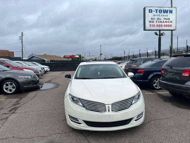 2013 Lincoln MKZ for sale at D TOWN AUTO SALES LLC in Detroit, MI