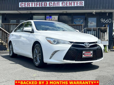 2015 Toyota Camry for sale at CERTIFIED CAR CENTER in Fairfax VA