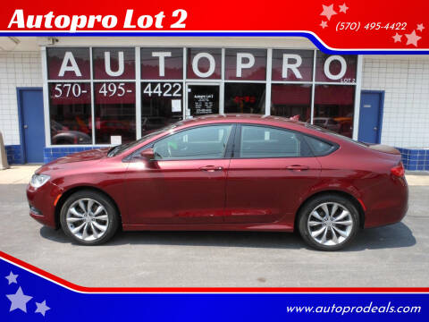 2015 Chrysler 200 for sale at Autopro Lot 2 in Sunbury PA