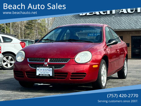 2005 Dodge Neon for sale at Beach Auto Sales in Virginia Beach VA