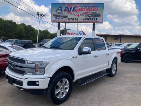 2018 Ford F-150 for sale at ANF AUTO FINANCE in Houston TX