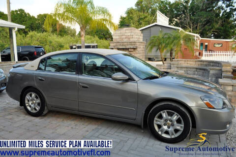 2006 Nissan Altima for sale at Supreme Automotive in Land O Lakes FL