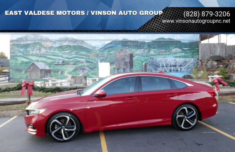 2018 Honda Accord for sale at EAST VALDESE MOTORS / VINSON AUTO GROUP in Valdese NC