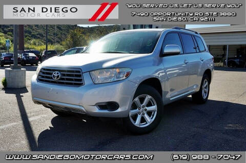 2010 Toyota Highlander for sale at San Diego Motor Cars LLC in Spring Valley CA