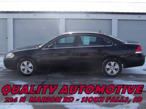 2007 Chevrolet Impala for sale at Quality Automotive in Sioux Falls SD