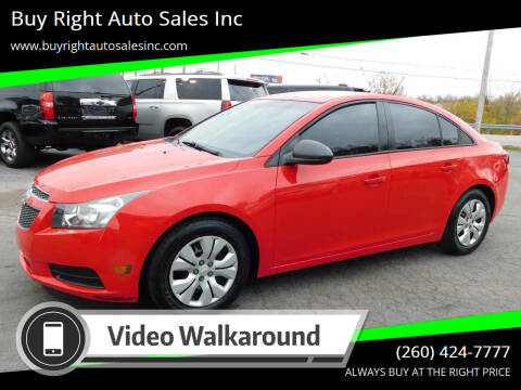 2014 Chevrolet Cruze for sale at Buy Right Auto Sales Inc in Fort Wayne IN