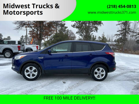 2013 Ford Escape for sale at Midwest Trucks & Motorsports in Merrifield MN