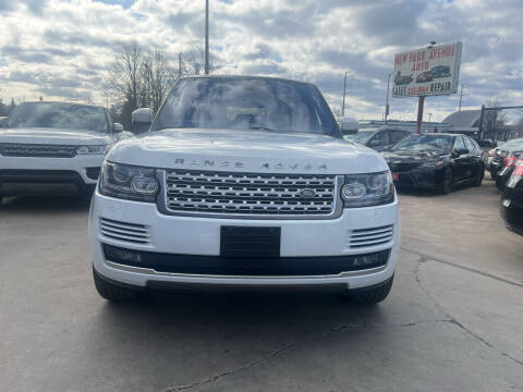 2016 Land Rover Range Rover for sale at New Park Avenue Auto Inc in Hartford CT