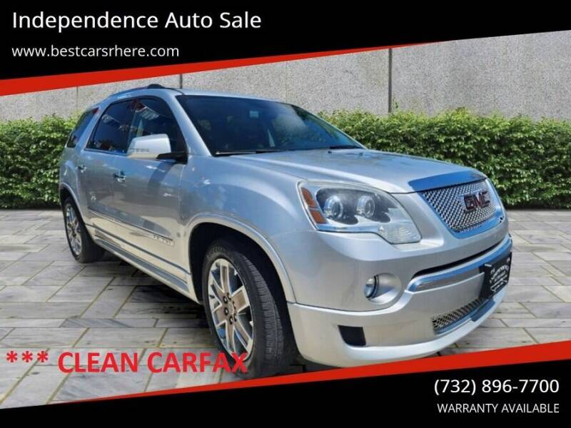 2012 GMC Acadia for sale at Independence Auto Sale in Bordentown NJ