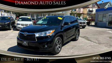 2016 Toyota Highlander for sale at Diamond Auto Sales in Milwaukee WI