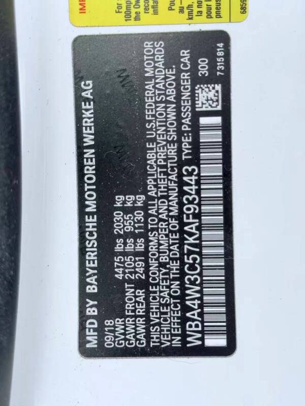 2019 BMW 4 Series 430i