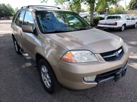 2002 Acura MDX for sale at Red Rock's Autos in Denver CO