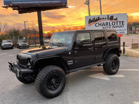2015 Jeep Wrangler Unlimited for sale at Charlotte Auto Import in Charlotte NC