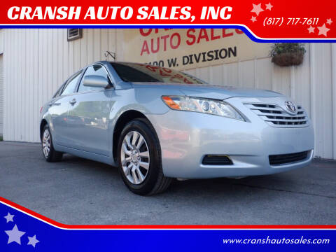 2009 Toyota Camry for sale at CRANSH AUTO SALES, INC in Arlington TX