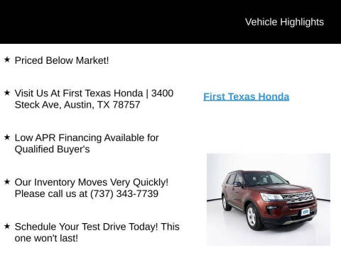 2018 Ford Explorer XLT