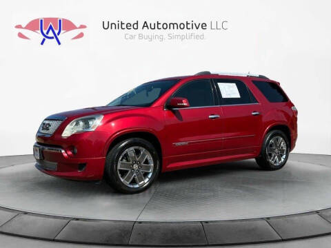 2012 GMC Acadia for sale at UNITED AUTOMOTIVE in Denver CO