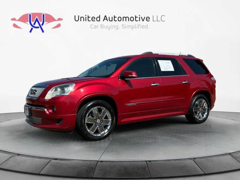 2012 GMC Acadia for sale at UNITED AUTOMOTIVE in Denver CO