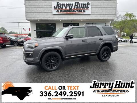 2019 Toyota 4Runner for sale at Jerry Hunt Supercenter in Lexington NC