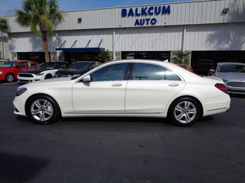 2020 Mercedes-Benz S-Class for sale at BALKCUM AUTO INC in Wilmington NC