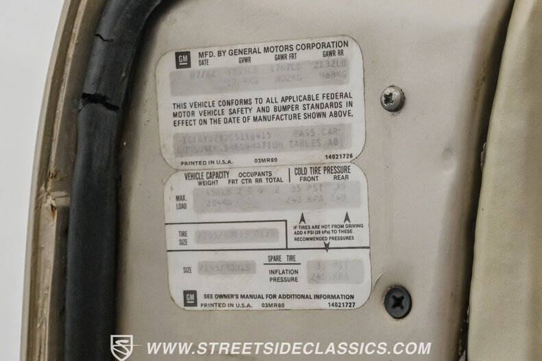 1982 Chevrolet Corvette Collector Edition