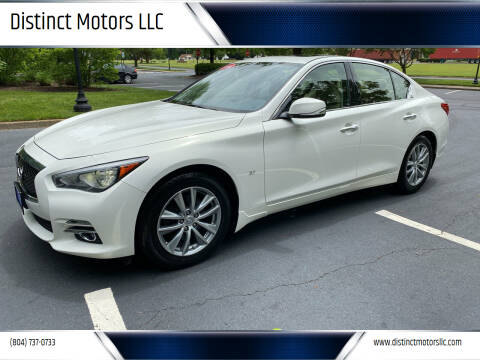 2014 Infiniti Q50 for sale at Distinct Motors LLC in Mechanicsville VA