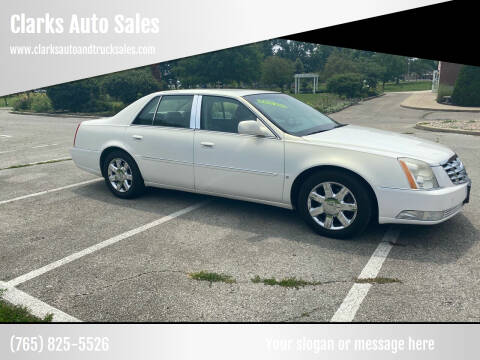 2007 Cadillac DTS for sale at Clarks Auto Sales in Connersville IN