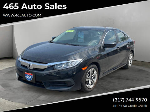 2017 Honda Civic for sale at 465 Auto Sales in Indianapolis IN