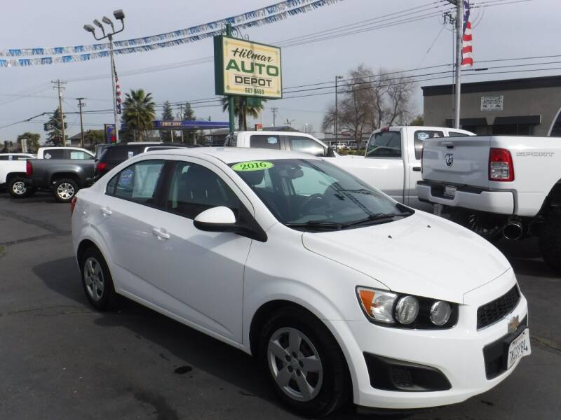 2016 Chevrolet Sonic for sale at HILMAR AUTO DEPOT INC. in Hilmar CA