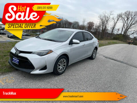 2018 Toyota Corolla for sale at TruckMax in Laurel MD
