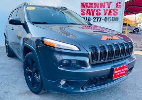2018 Jeep Cherokee for sale at Manny G Motors in San Antonio TX