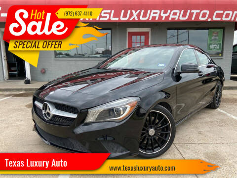 2014 Mercedes-Benz CLA for sale at Texas Luxury Auto in Cedar Hill TX