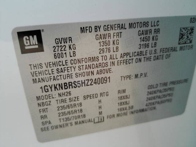 2017 Cadillac XT5 Luxury