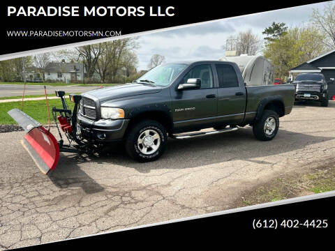 2003 Dodge Ram 2500 for sale at PARADISE MOTORS LLC in Cambridge MN