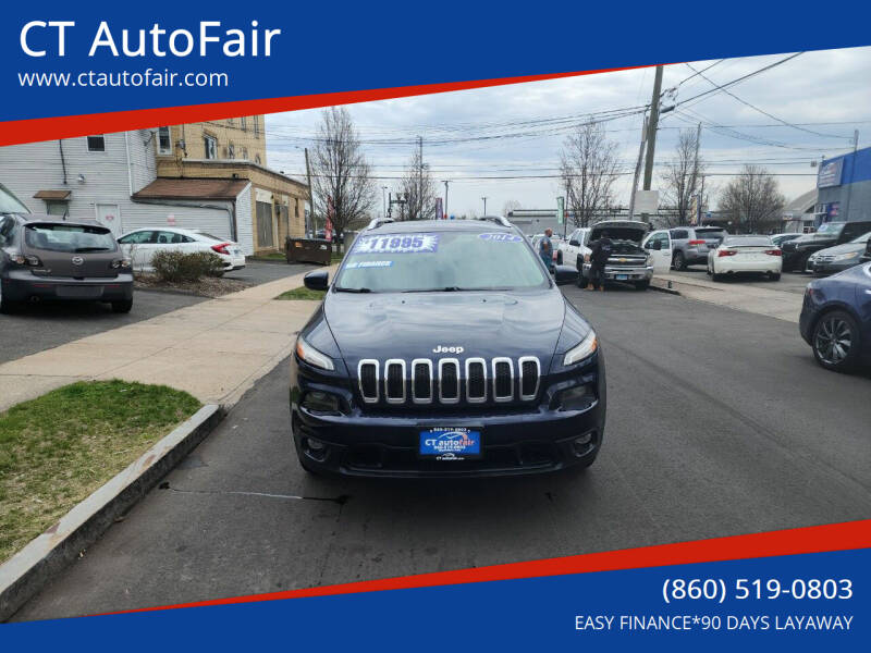 2014 Jeep Cherokee for sale at CT AutoFair in West Hartford CT