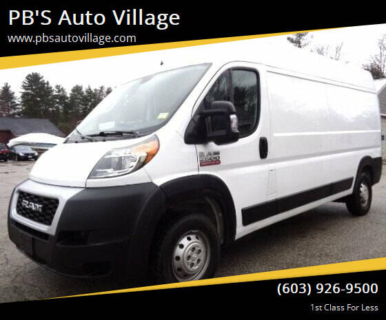2021 RAM ProMaster for sale at PB'S Auto Village in Hampton Falls NH
