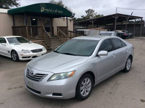 2009 Toyota Camry Hybrid for sale at OASIS PARK & SELL in Spring TX