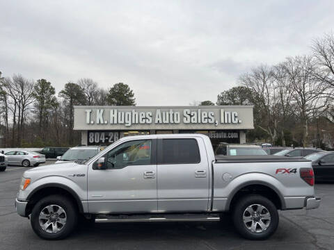 2012 Ford F-150 for sale at T.K. Hughes Auto Sales Inc. in Richmond VA