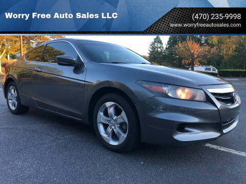 2011 Honda Accord for sale at Worry Free Auto Sales LLC in Woodstock GA