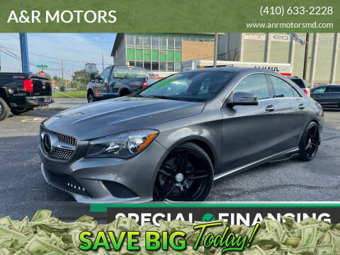2016 Mercedes-Benz CLA for sale at A&R MOTORS in Baltimore MD