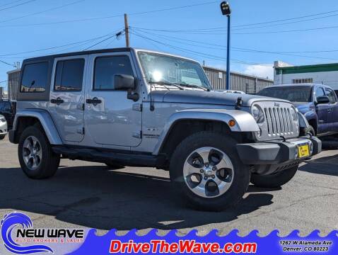 2017 Jeep Wrangler Unlimited for sale at New Wave Auto Brokers & Sales in Denver CO