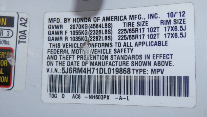2013 Honda CR-V EX-L w/Navi