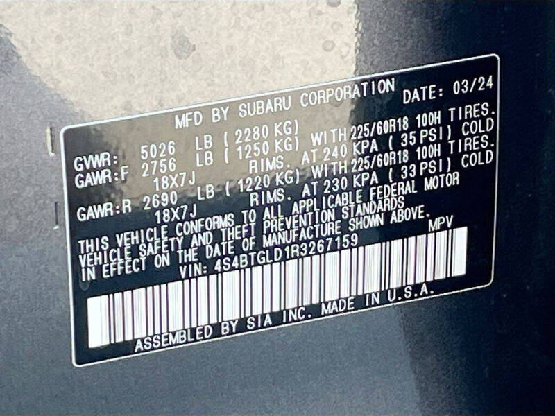 2024 Subaru Outback Onyx Edition XT