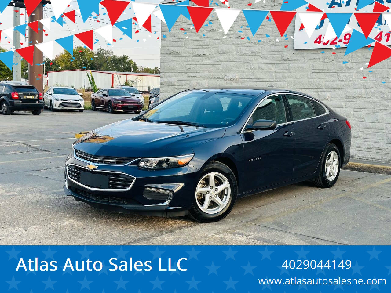 2018 Chevrolet Malibu for sale at Atlas Auto Sales LLC in Lincoln, NE