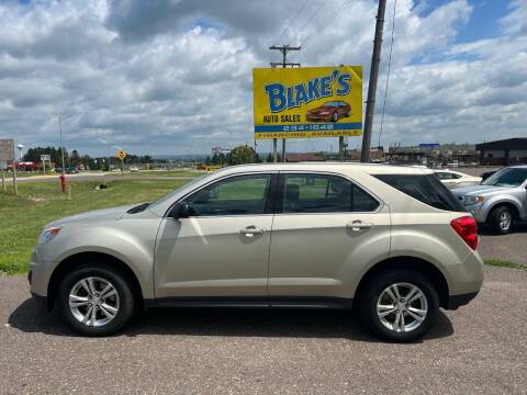2013 Chevrolet Equinox for sale at Blake's Auto Sales LLC in Rice Lake WI