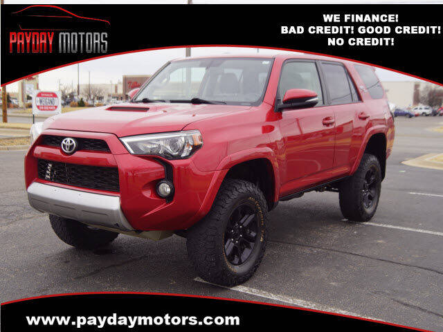 2018 Toyota 4Runner for sale at Payday Motors in Wichita KS