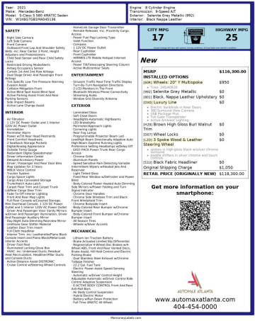 2021 Mercedes-Benz S-Class S 580 4MATIC